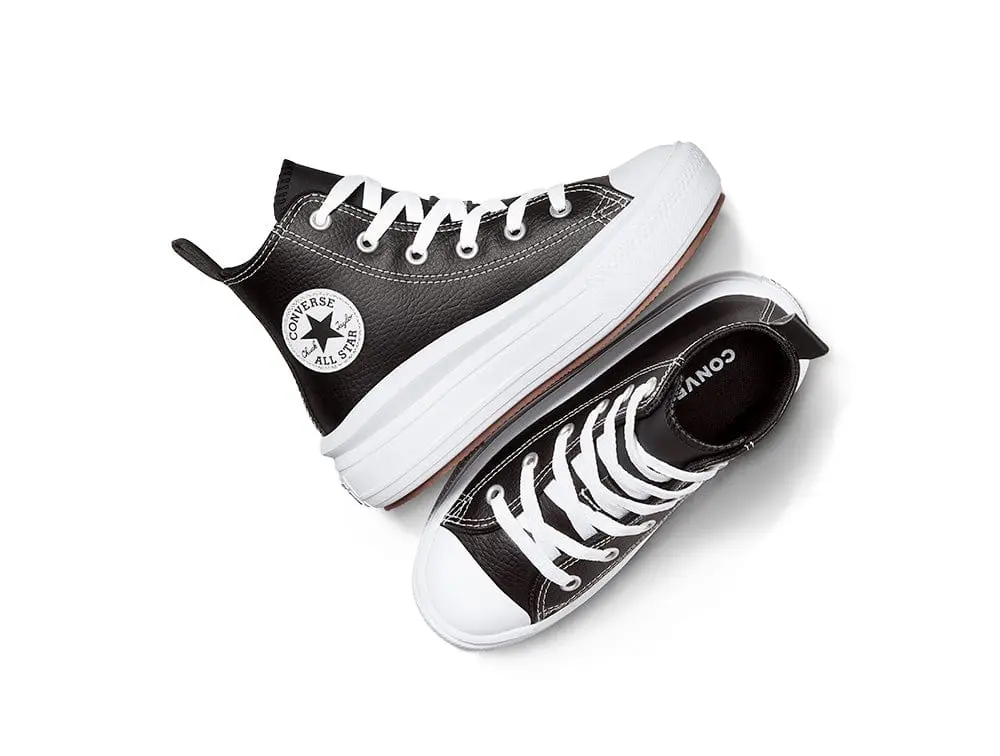 Zapatillas Converse Chuck Taylor Move Plataforma Niños Negro - Image 3
