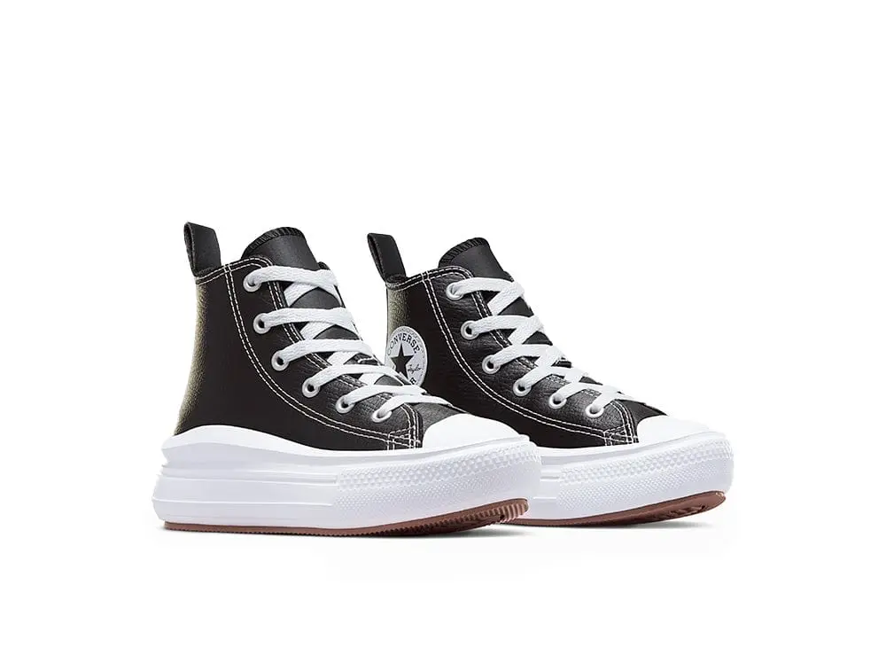 Zapatillas Converse Chuck Taylor Move Plataforma Niños Negro - Image 4