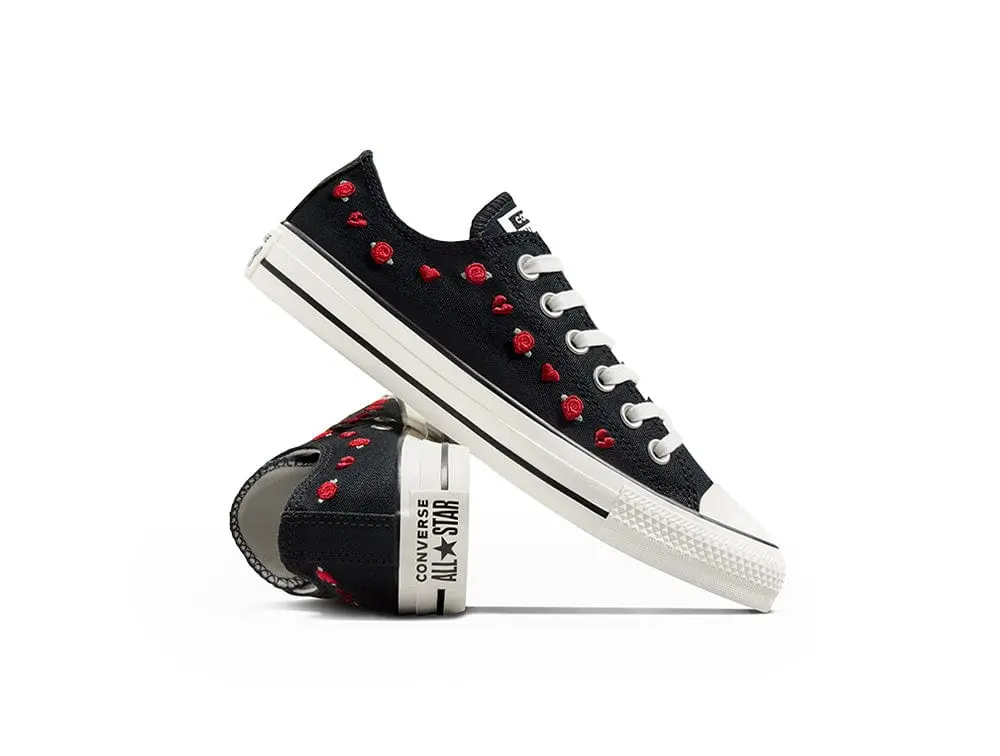 Zapatillas Converse Chuck Taylor (Roses Valentine's Day) Mujer Negro - Image 4