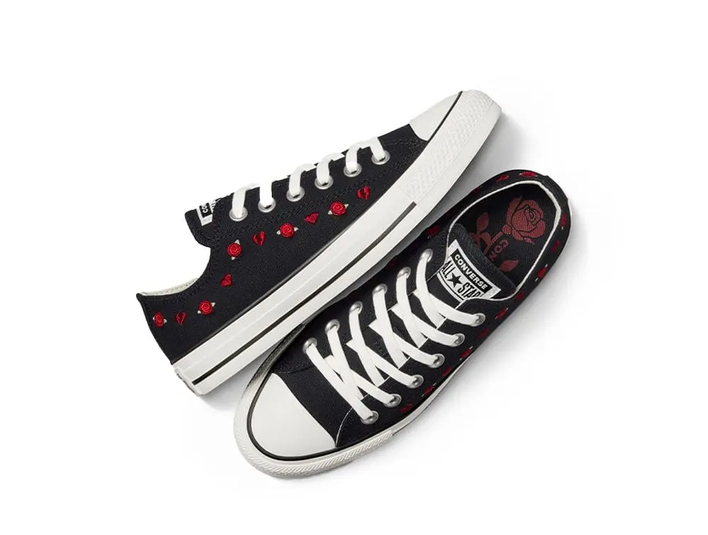 Zapatillas Converse Chuck Taylor (Roses Valentine's Day) Mujer Negro - Image 5