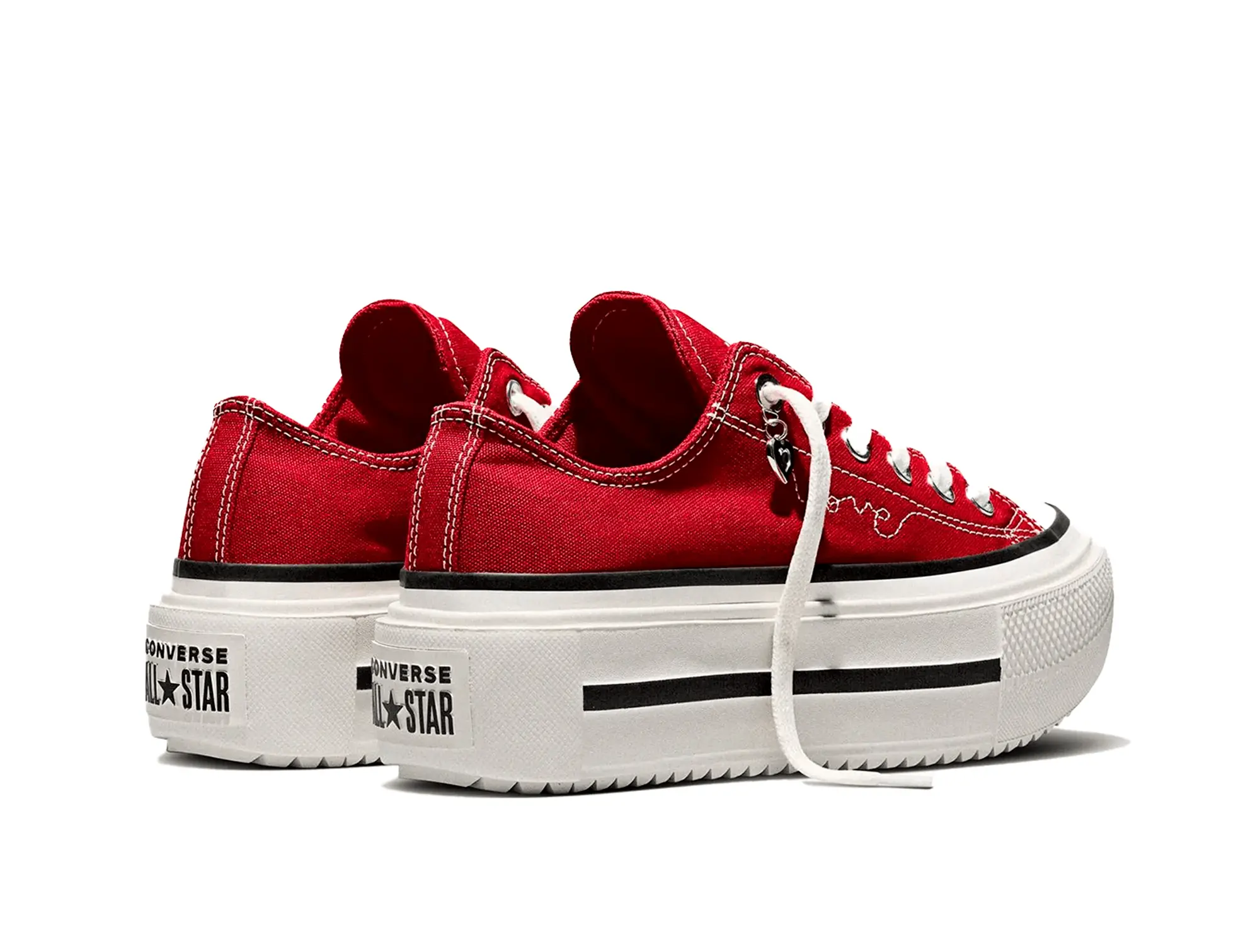 Zapatillas Converse Double Stack Hi (San Valentin) Mujer Rojo - Image 5