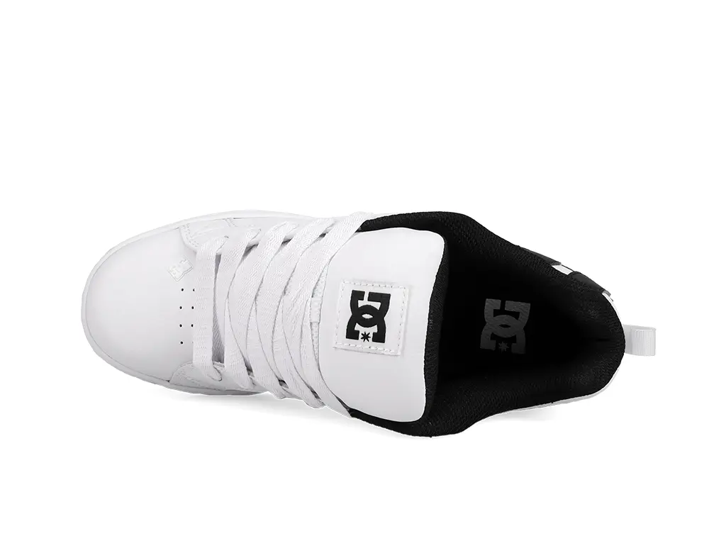 Zapatillas Dc Court Graffik Mujer Blanco - Image 5