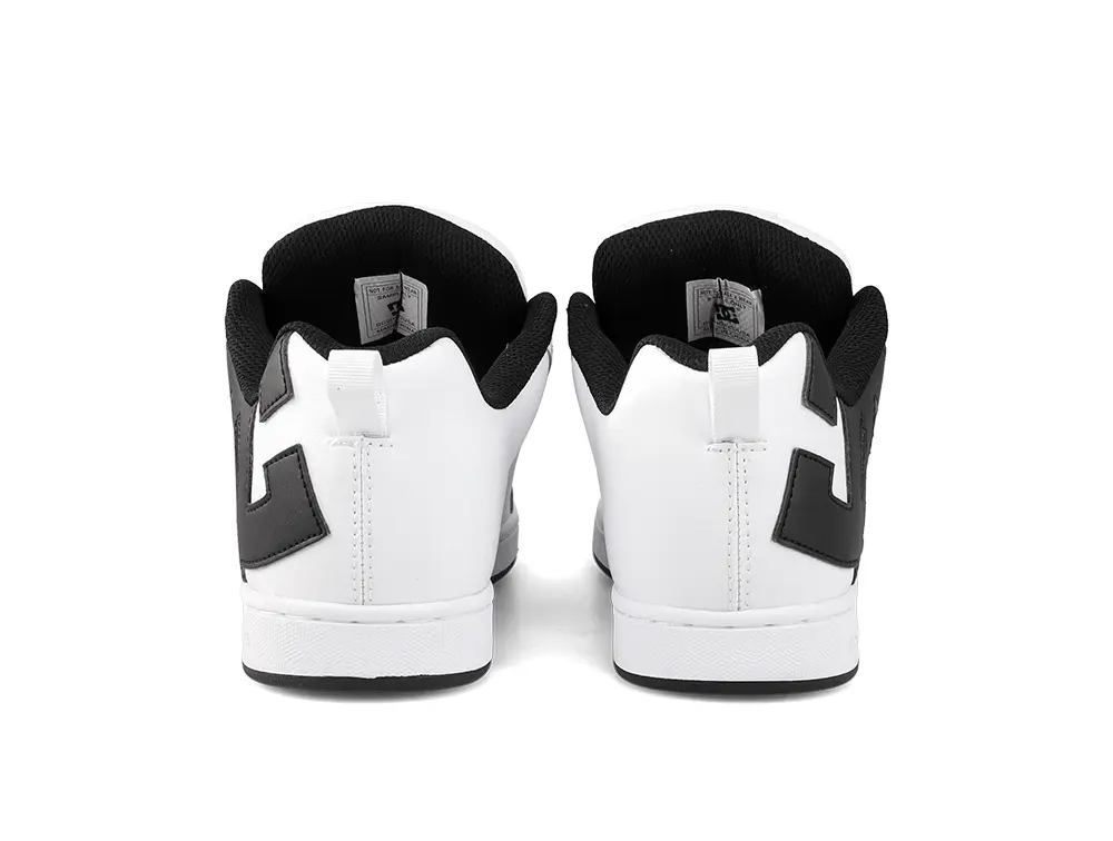Zapatillas Dc Court Graffik Mujer Blanco - Image 7