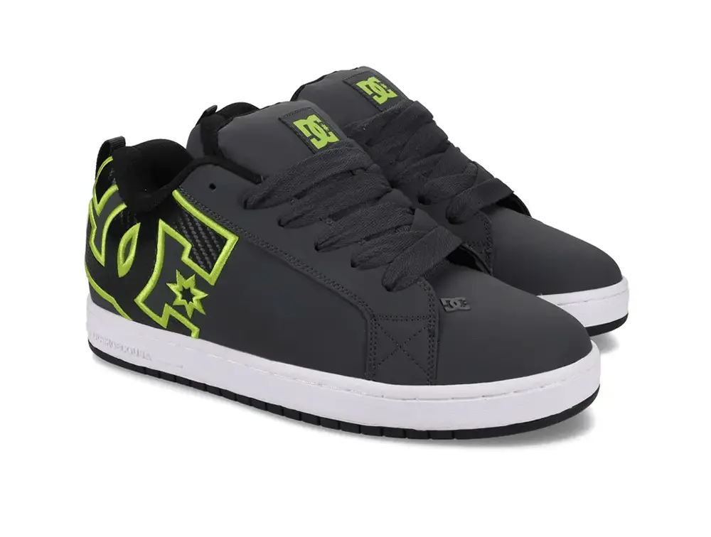 Zapatillas DC Court Graffik Hombre Gris - Image 4
