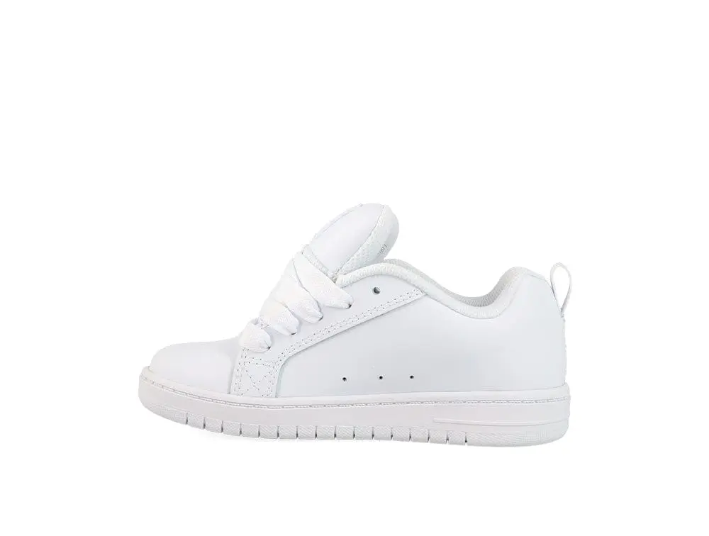Zapatillas Dc Court Graffik Niños Blanco - Image 3