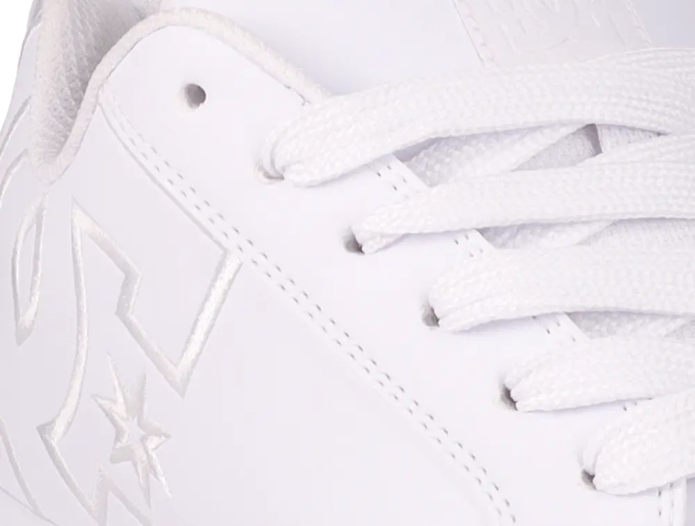 Zapatillas Dc Court Graffik Plataforma Mujer Blanco - Image 5