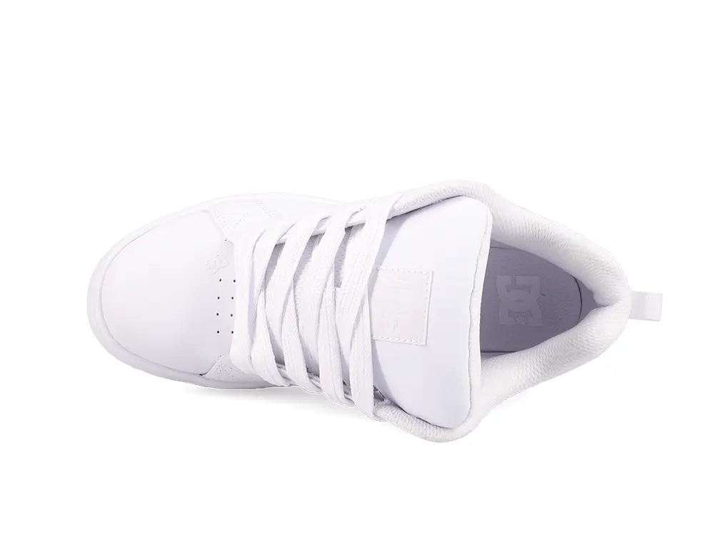 Zapatillas Dc Court Graffik Plataforma Mujer Blanco - Image 7