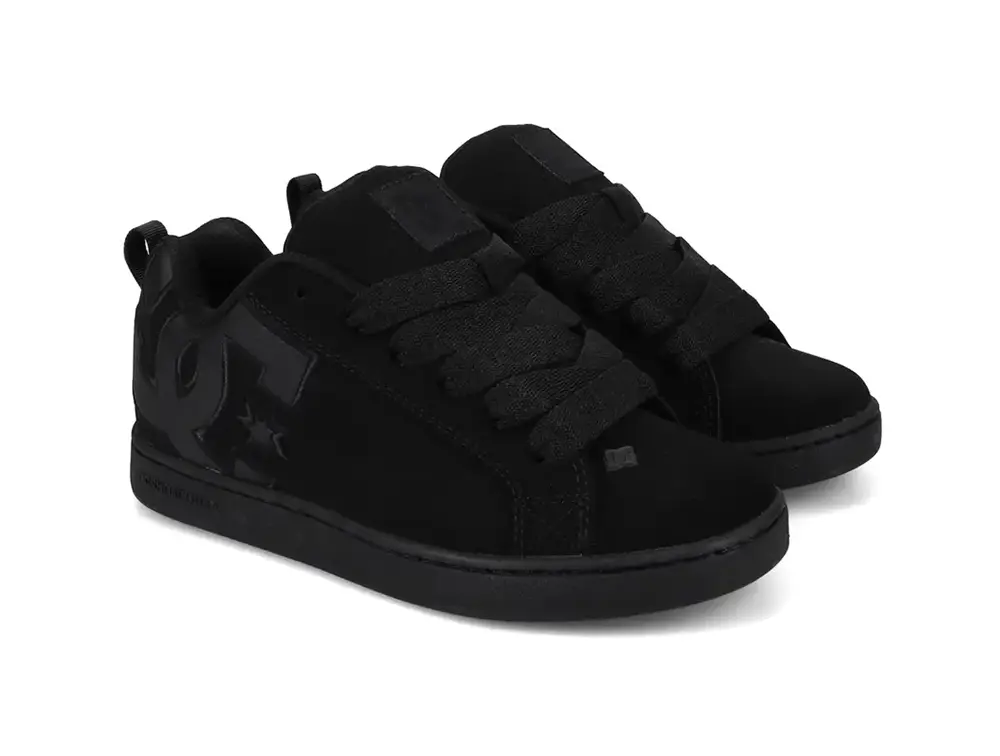 Zapatillas DC Court Graffik Mujer Mono Negro - Image 4