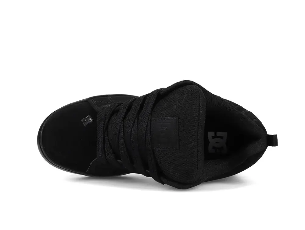 Zapatillas Dc Court Graffik Plataforma Mujer Mono Negro - Image 8