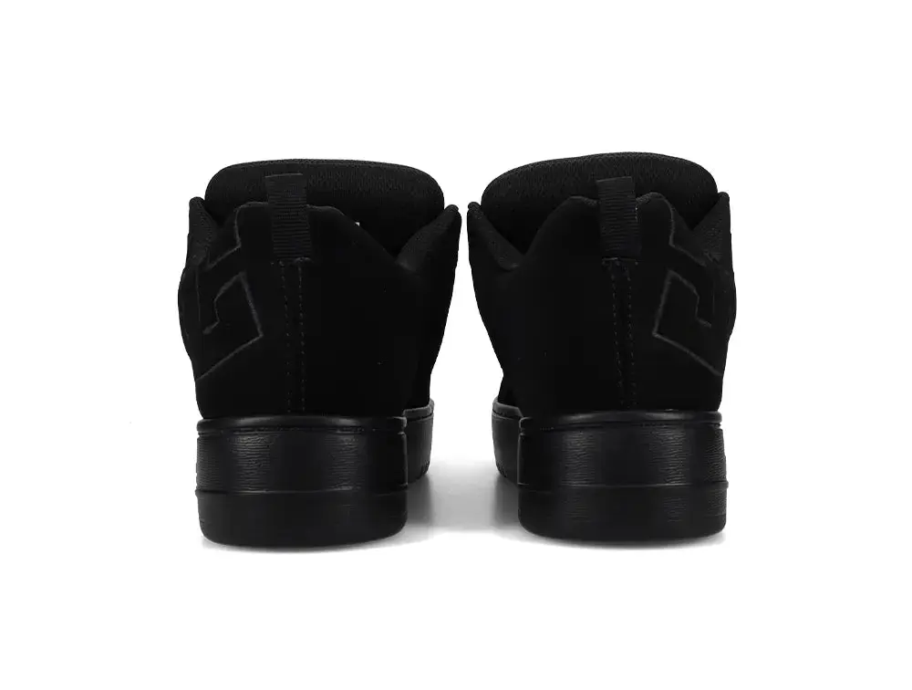 Zapatillas Dc Court Graffik Plataforma Mujer Mono Negro - Image 9