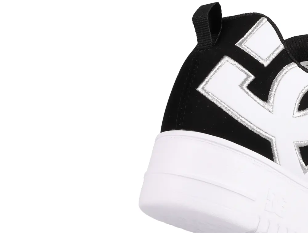 Zapatillas Dc Court Graffik Plataforma Mujer Negro - Image 3