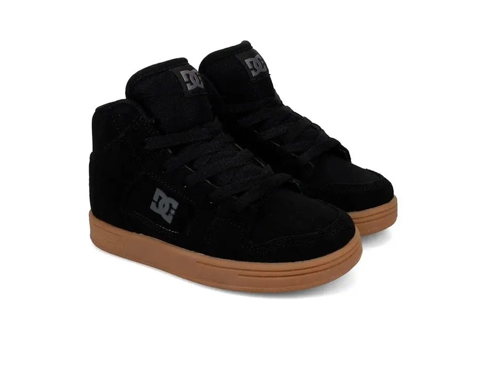 Zapatillas Dc Manteca 4 Hi Niño Negro - Image 3