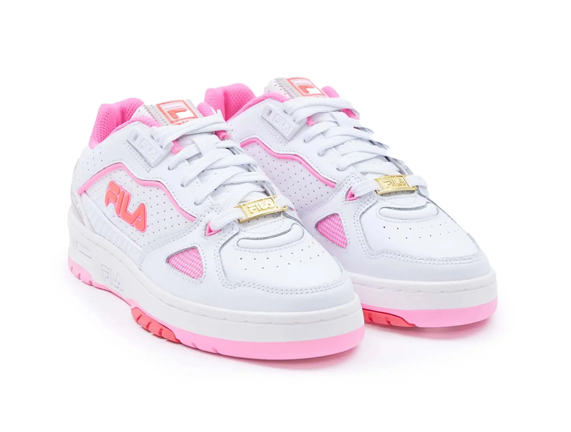 Zapatillas Fila Teratach 600 Mujer Blanco Rosado - Image 4