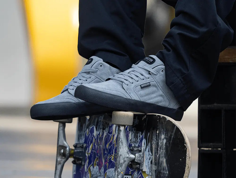 Zapatillas Gangsta Wallride Mid Unisex Gris - Image 3