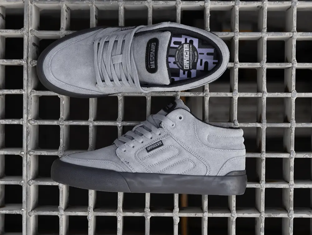 Zapatillas Gangsta Wallride Mid Unisex Gris - Image 5