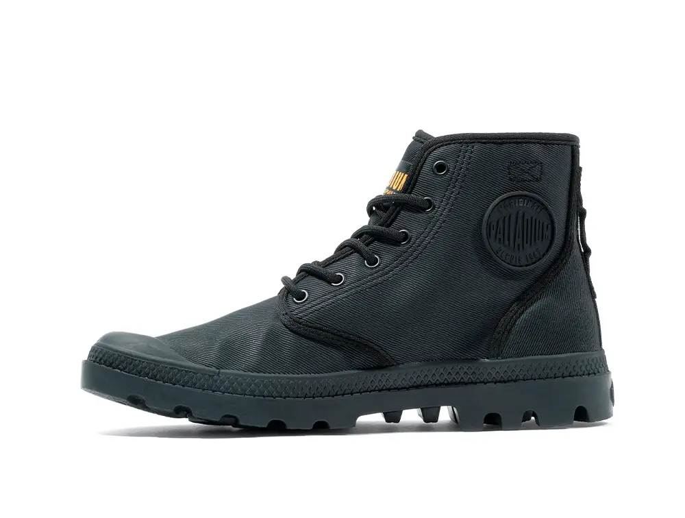 Zapatillas Palladium Pampa Hi Coated Unisex Negro - Image 6