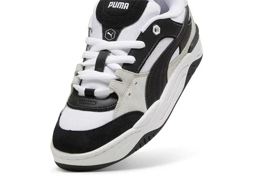 Zapatillas Puma 180 Hombre Negro - Blanco - Gris - Image 2