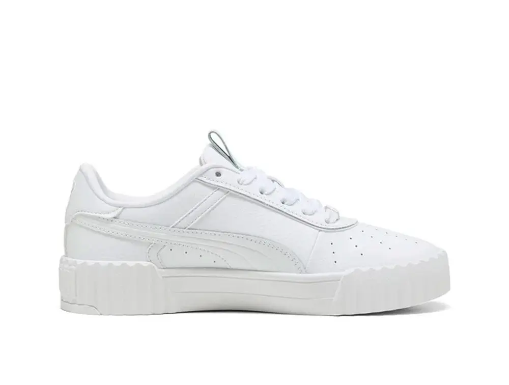 Zapatillas Puma Carina 3.0 Lth Luxe Mujer Blanco - Image 2