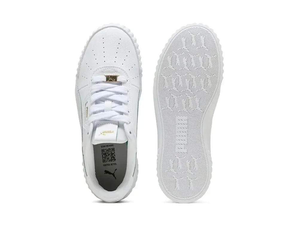 Zapatillas Puma Carina 3.0 Lth Luxe Mujer Blanco - Image 3