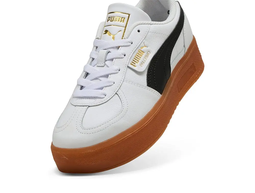 Zapatillas Puma Palermo Elevata Lth Mujer Blanco - Image 3
