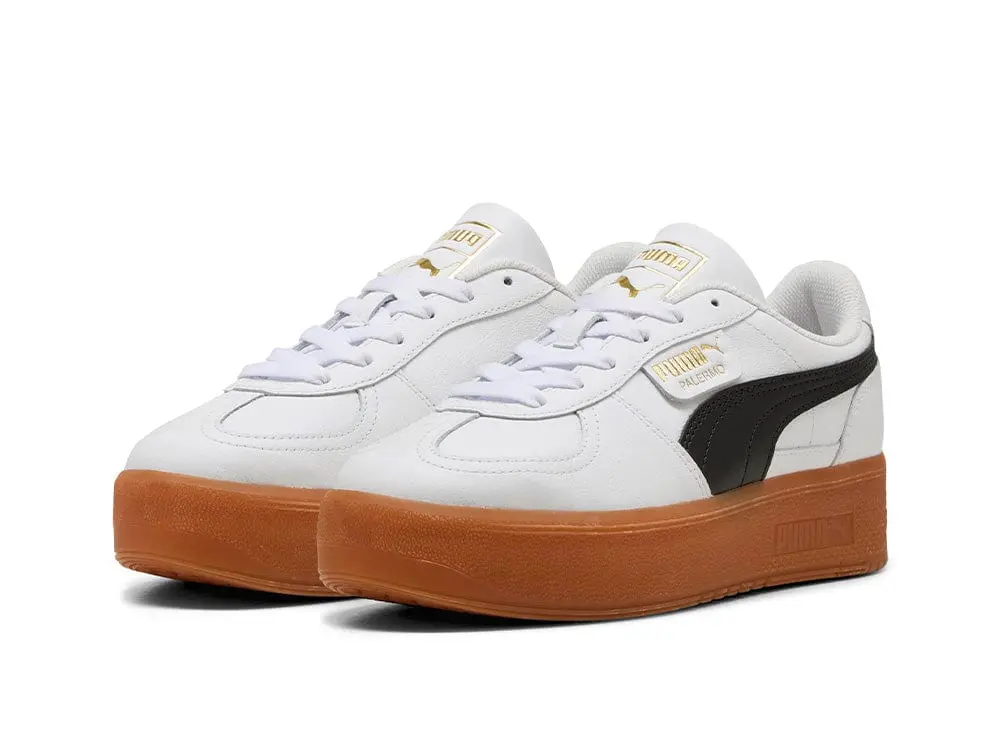 Zapatillas Puma Palermo Elevata Lth Mujer Blanco - Image 4