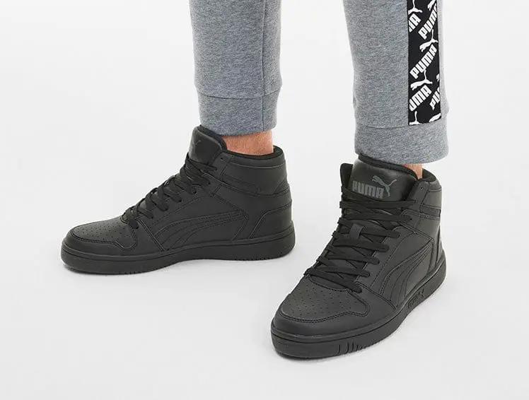 Zapatillas Puma Rebound Hombre Mono Negro - Image 6