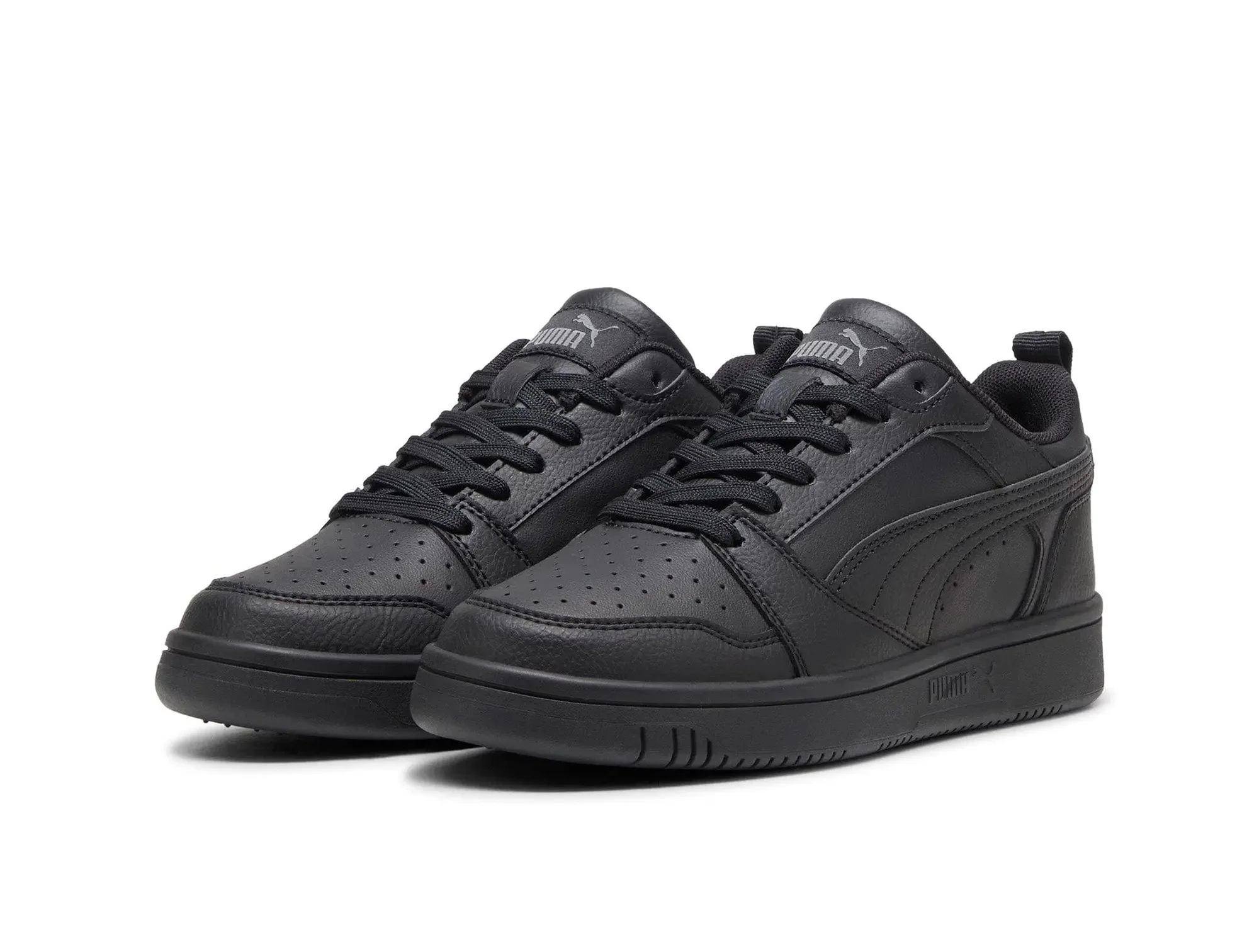 Zapatillas Puma Rebound V6 Niños Mono Negro - Image 4
