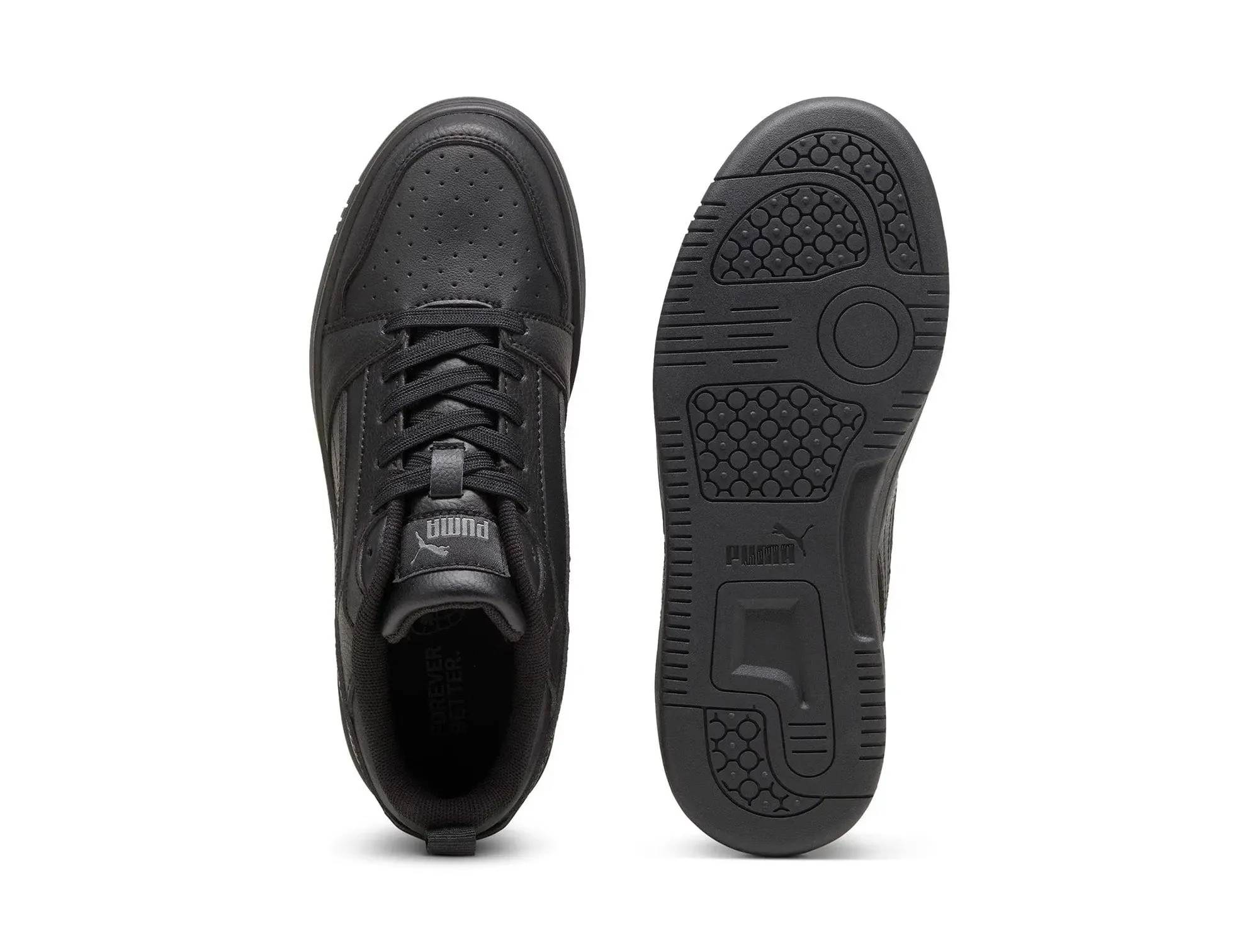 Zapatillas Puma Rebound V6 Niños Mono Negro - Image 6