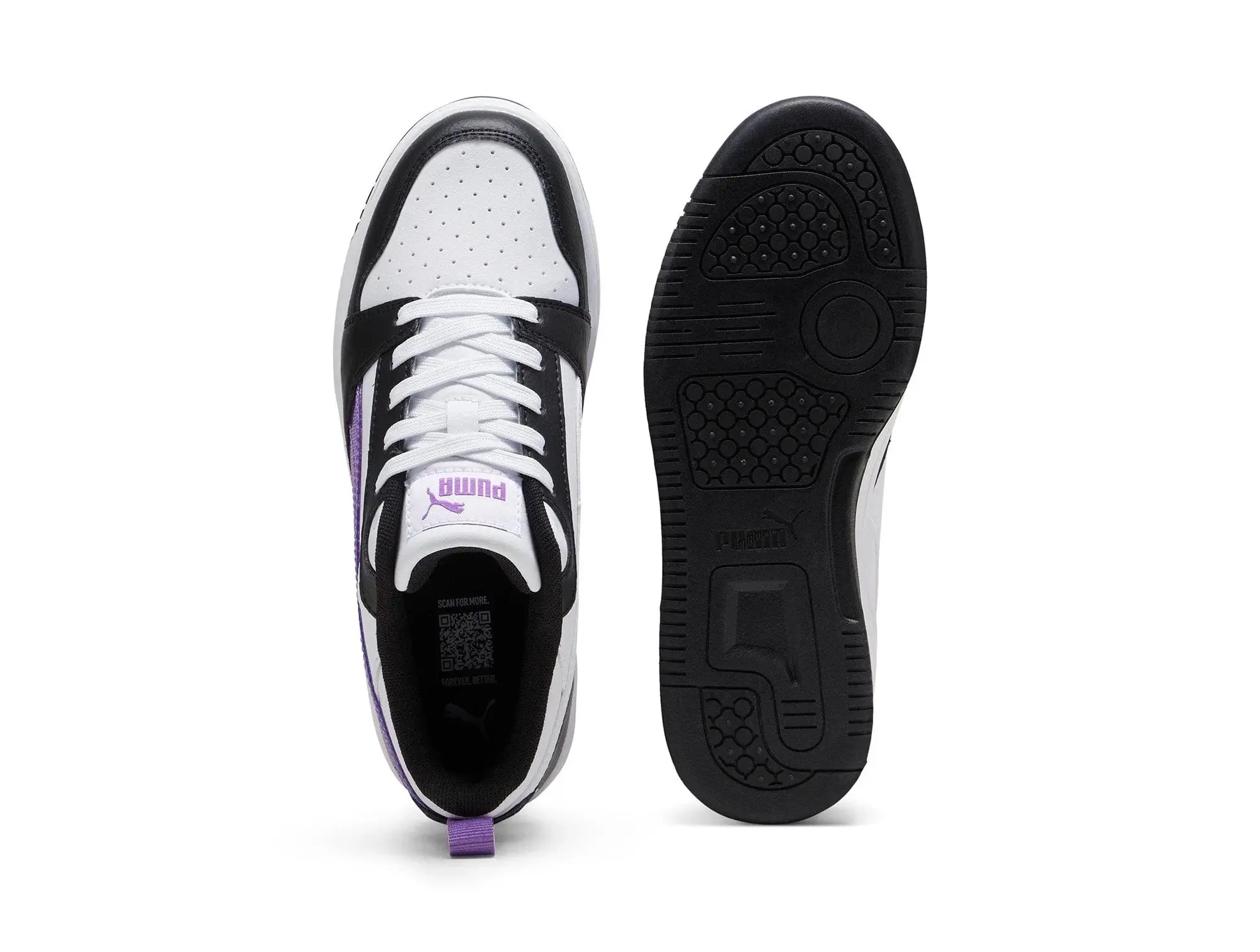 Zapatillas Puma Rebound V6 Niños Negro - Image 6