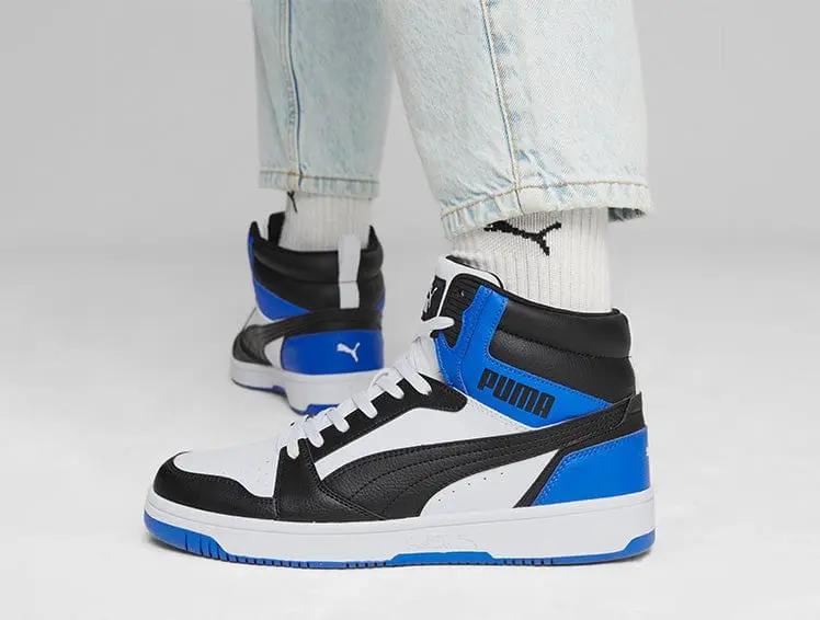 Zapatillas Puma Rebound V6 Hombre Negro - Image 4