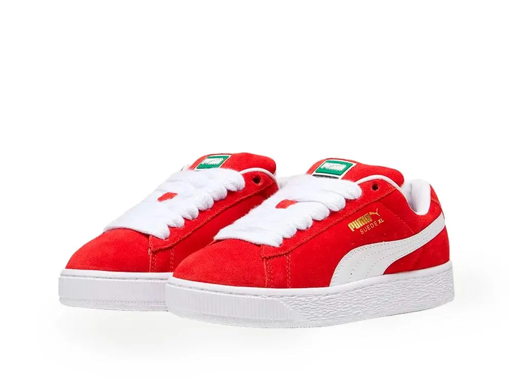 Zapatillas Puma Suede Xl Niños Rojo - Image 3