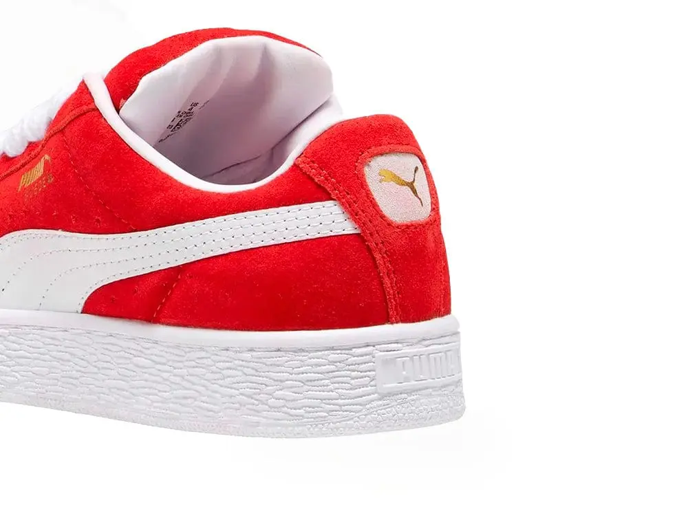 Zapatillas Puma Suede Xl Niños Rojo - Image 4