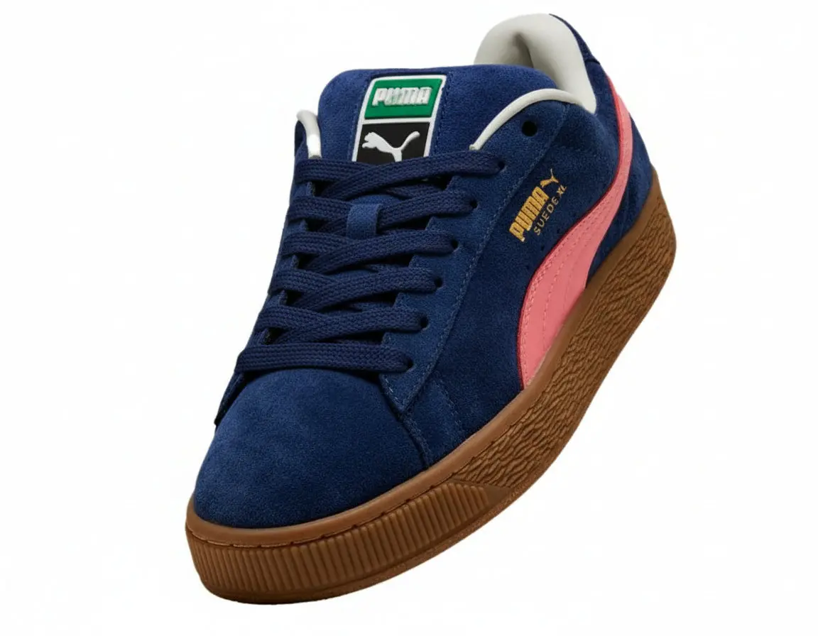 Zapatillas Puma Suede Xl Mujer Azul Gum - Image 3
