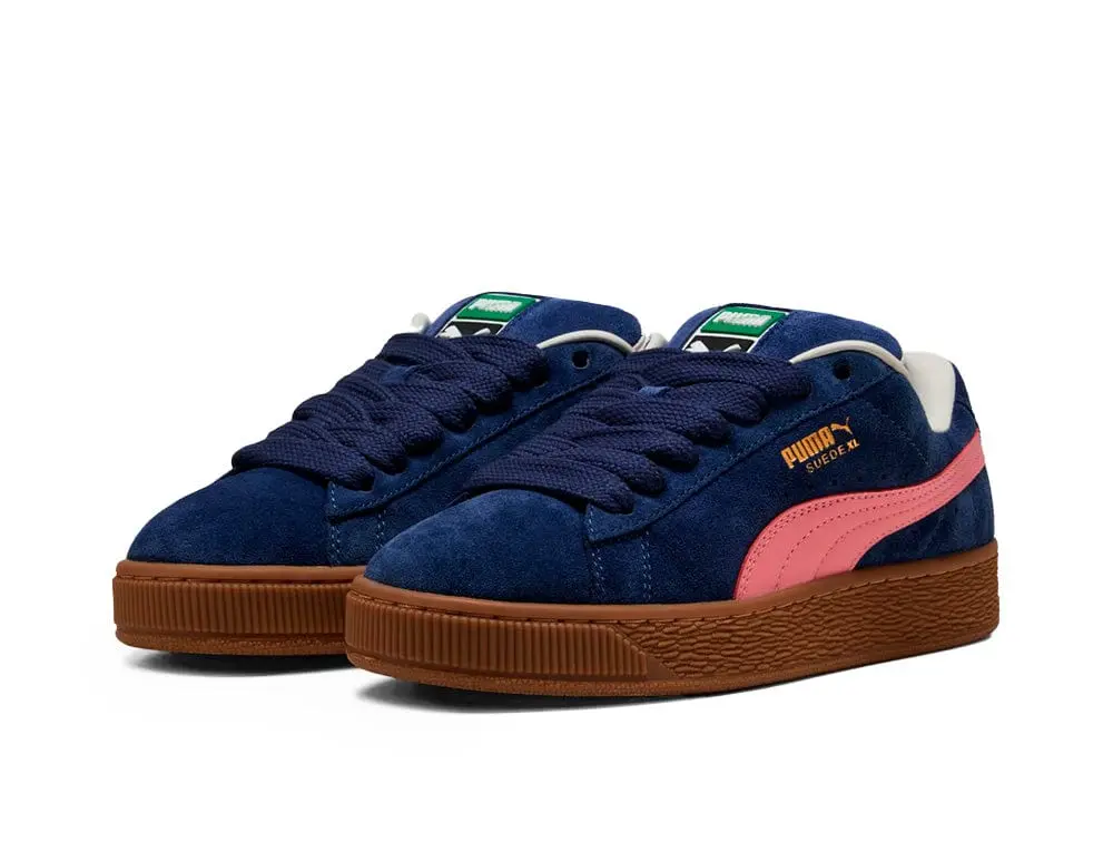 Zapatillas Puma Suede Xl Mujer Azul Gum - Image 4